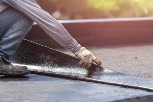 Professional Basement Waterproofing technician working in Grover Hill, OH